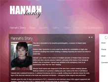 Tablet Screenshot of hannahharley.com